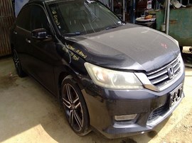 2013 HONDA ACCORD, BLACK, EX-L, 3.5L,  AT,  A25101